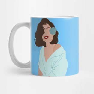 Woman at the beach 4 Mug